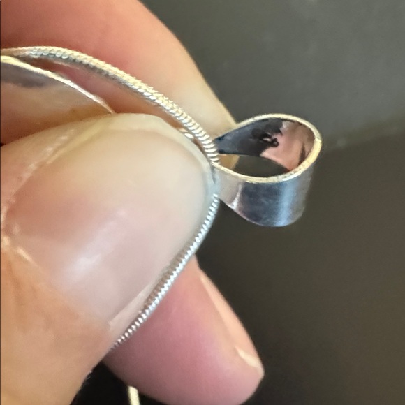 Triplet Opal .925 sterling silver necklace - Picture 4 of 4